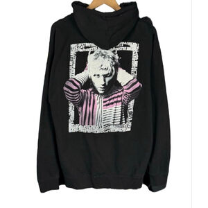 Machine Gun Kelly MGK Tickets Mainstream Sellout Zip Up Hoodie Size Small